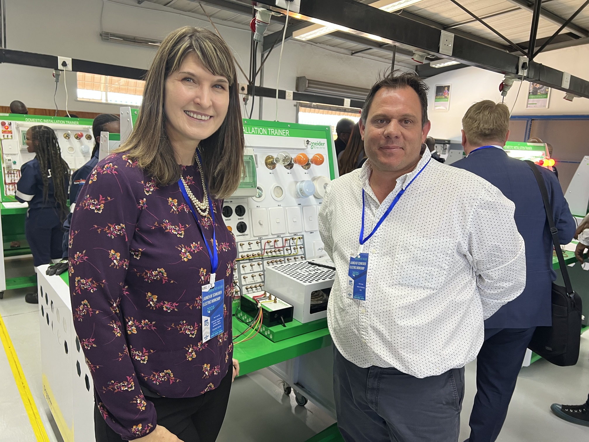 Sedibeng Carina van Zyl, Schneider Electric and Roger Forte fron Amtec Techniquip