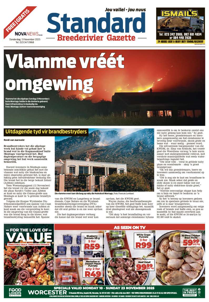 Standard WZ digital newspaper cover