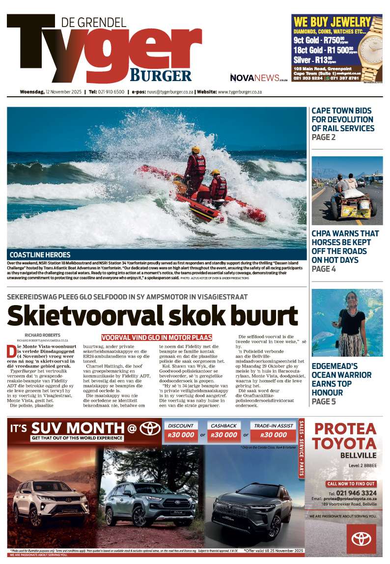 TygerBurger | De Grendel | E-Edition | 12 November 2025