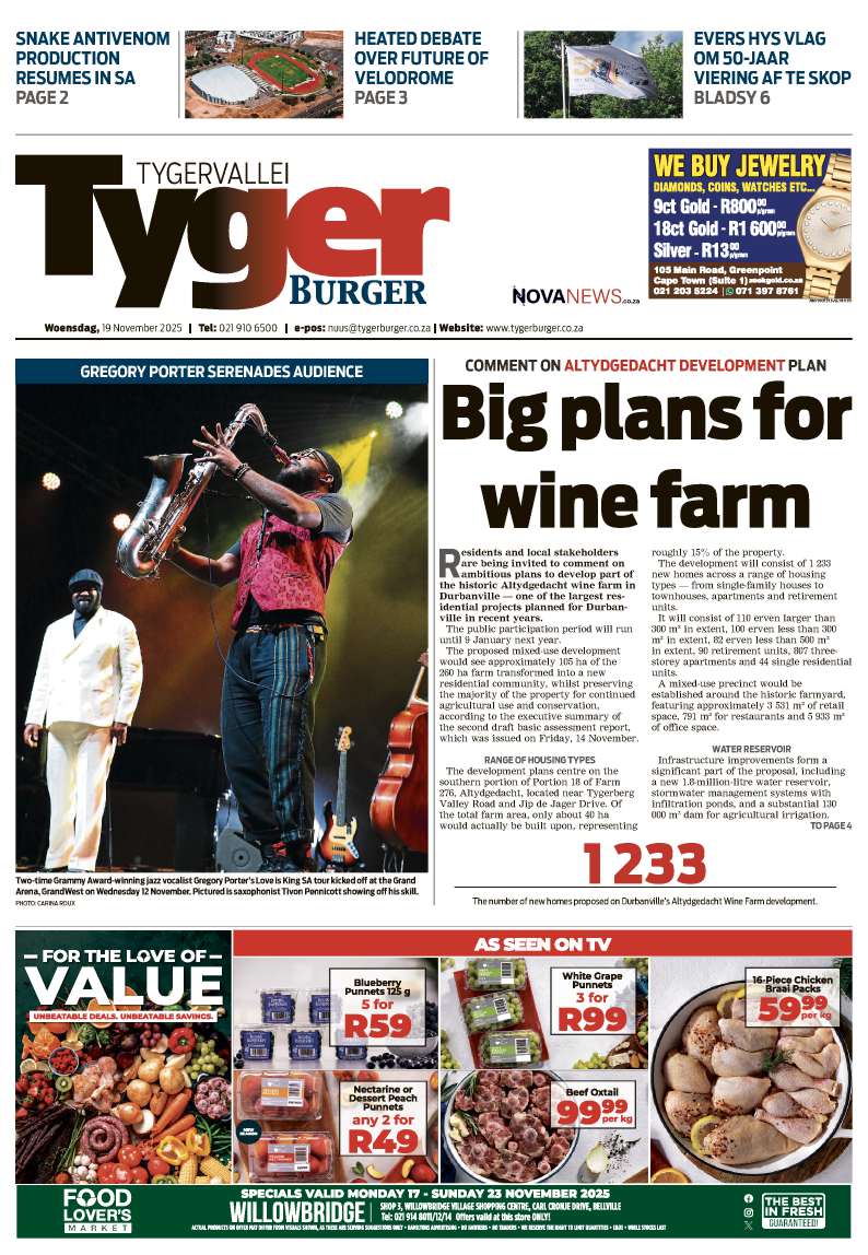TygerBurger | Tygervalley| E-Edition | 19 November 2025