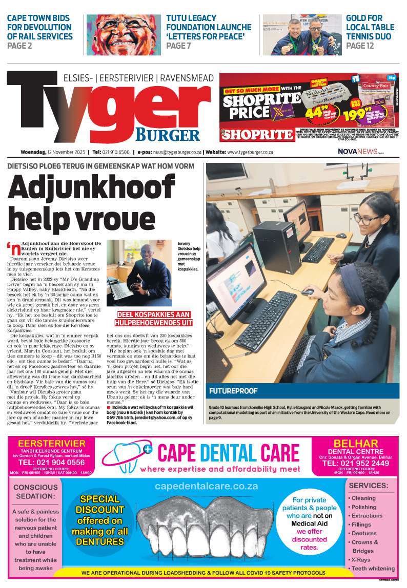 TygerBurger | Elsies | Eersterivier | Ravensmead | E-Edition 12 November 2025