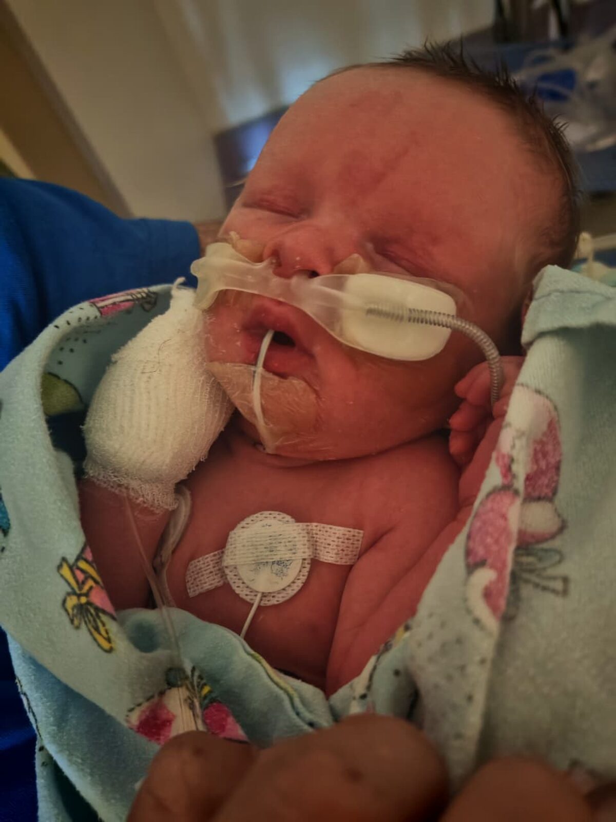 Robert Roy Dippenaar was born at 35 weeks, and spent three weeks in the NICU.