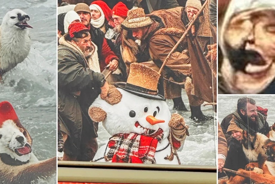 A Christmas display in the affluent London borough of Kingston upon Thames has sparked outrage after artificial intelligence produced what locals describe as a "Hieronymus Bosch freakshow" instead of festive cheer.
