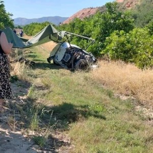 Pilot dies as crop dusting helicopter strikes power lines near Patensie