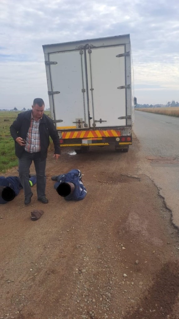 Six suspects arrested in planned meat truck hijacking.
