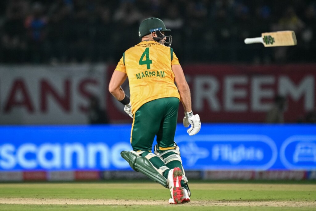 Captain Aiden Markram fought valiantly with 61 off 46 balls