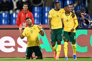 South Africa survive VAR drama to beat Angola 2-1