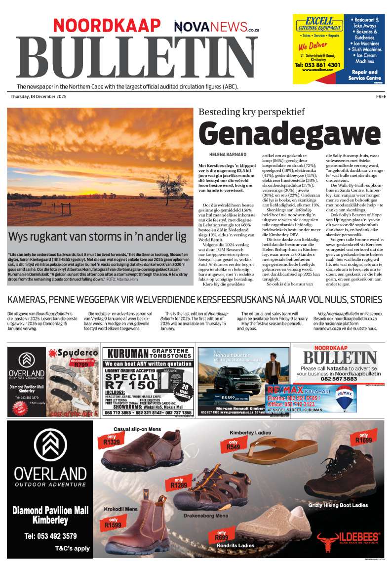 NoordkaapBulletin 18 Desember 2025