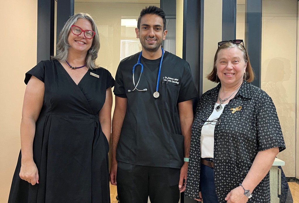 Prof Jennifer Geel, Dr Laher and Sister Ronel