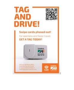 SANRAL introduces tap-and-go payment system across South Africa’s toll plazas