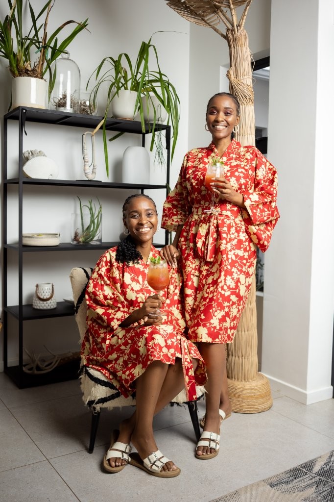 The twins Tebo and Lebo Ndala. 