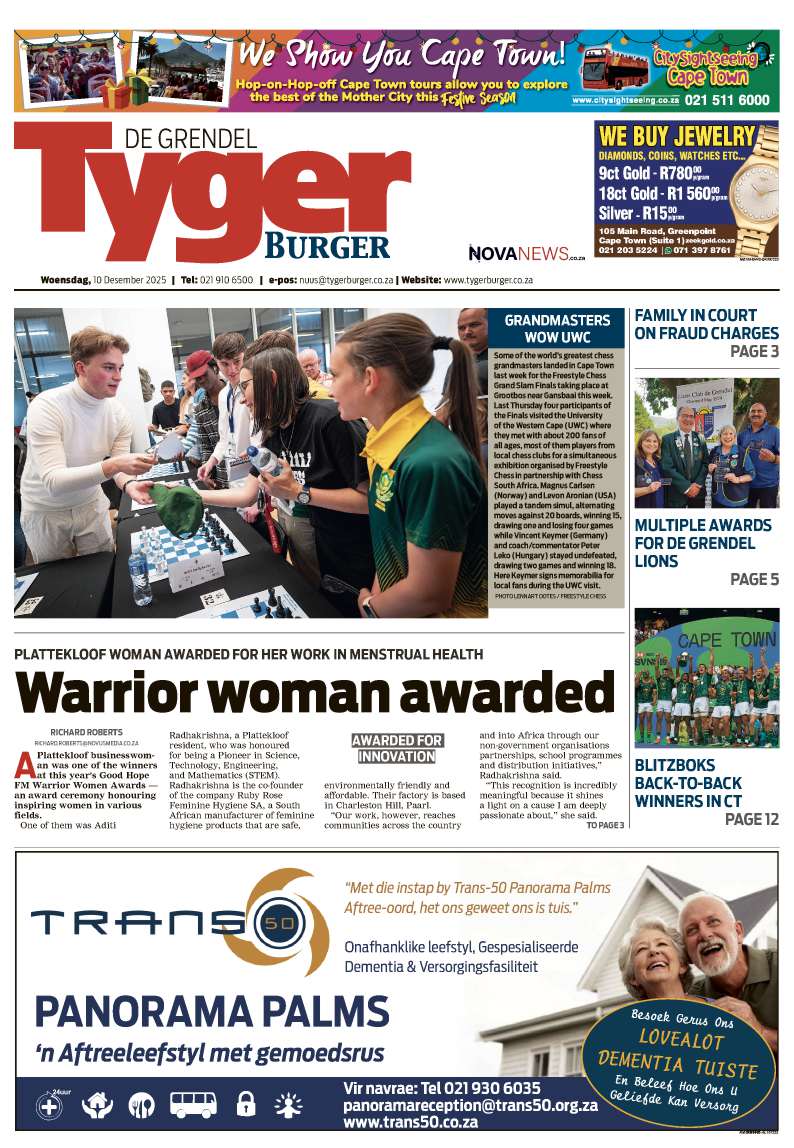 TygerBurger | De Grendel | E-Edition | 10 December 2025