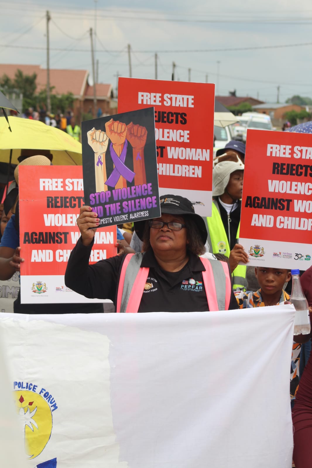 A major highlight was the 3km awareness walk through Phomolong.