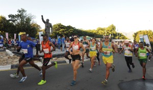 Run for Mandela at the 27 for Freedom race in the Cape Winelands