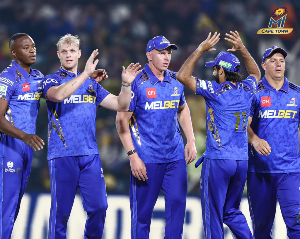 MI Cape town, secured their second consecutive victory. Their campaign started off disastrously with five defeats.