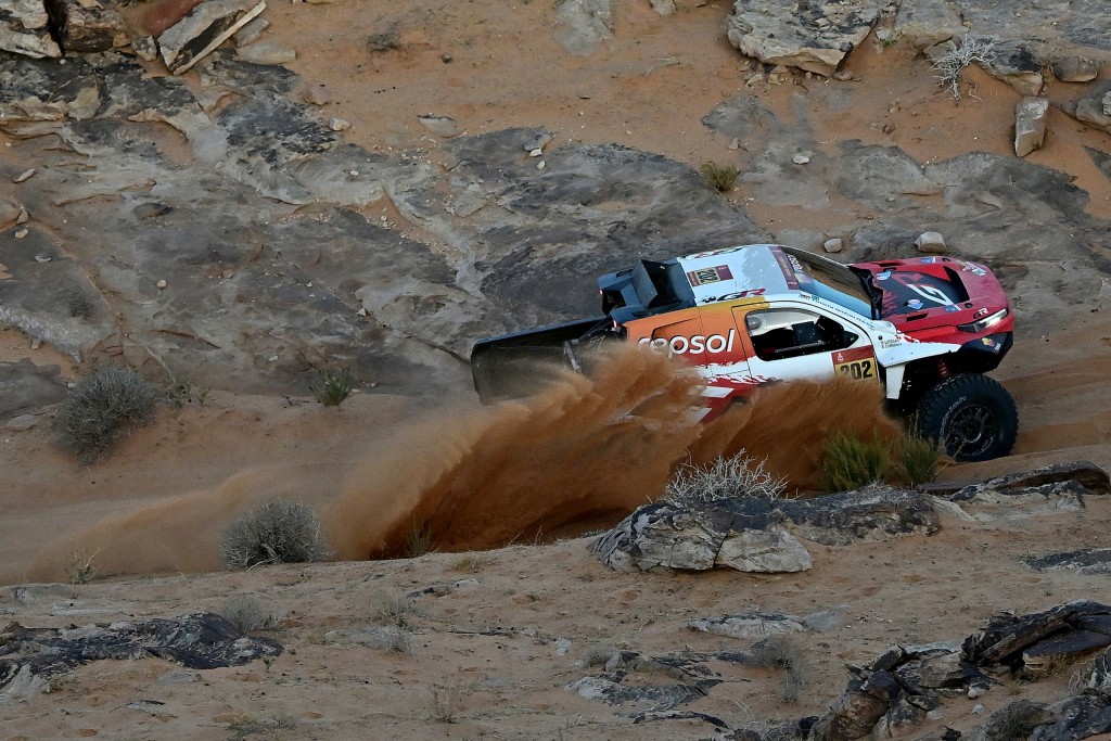 Toyota Gazoo Racing W2RC's South African driver Henk Lategan and South African co-pilot Brett Cummings.