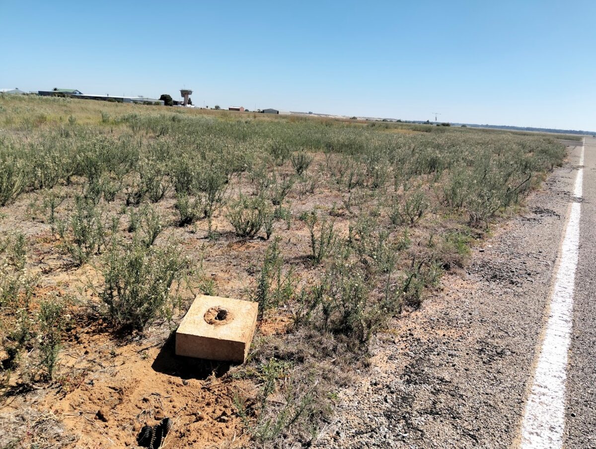 The recent cable theft at the Welkom Airport represents a major setback and has caused hundreds of thousands of rand in damage to a R3 million project. Photo: Marti Will