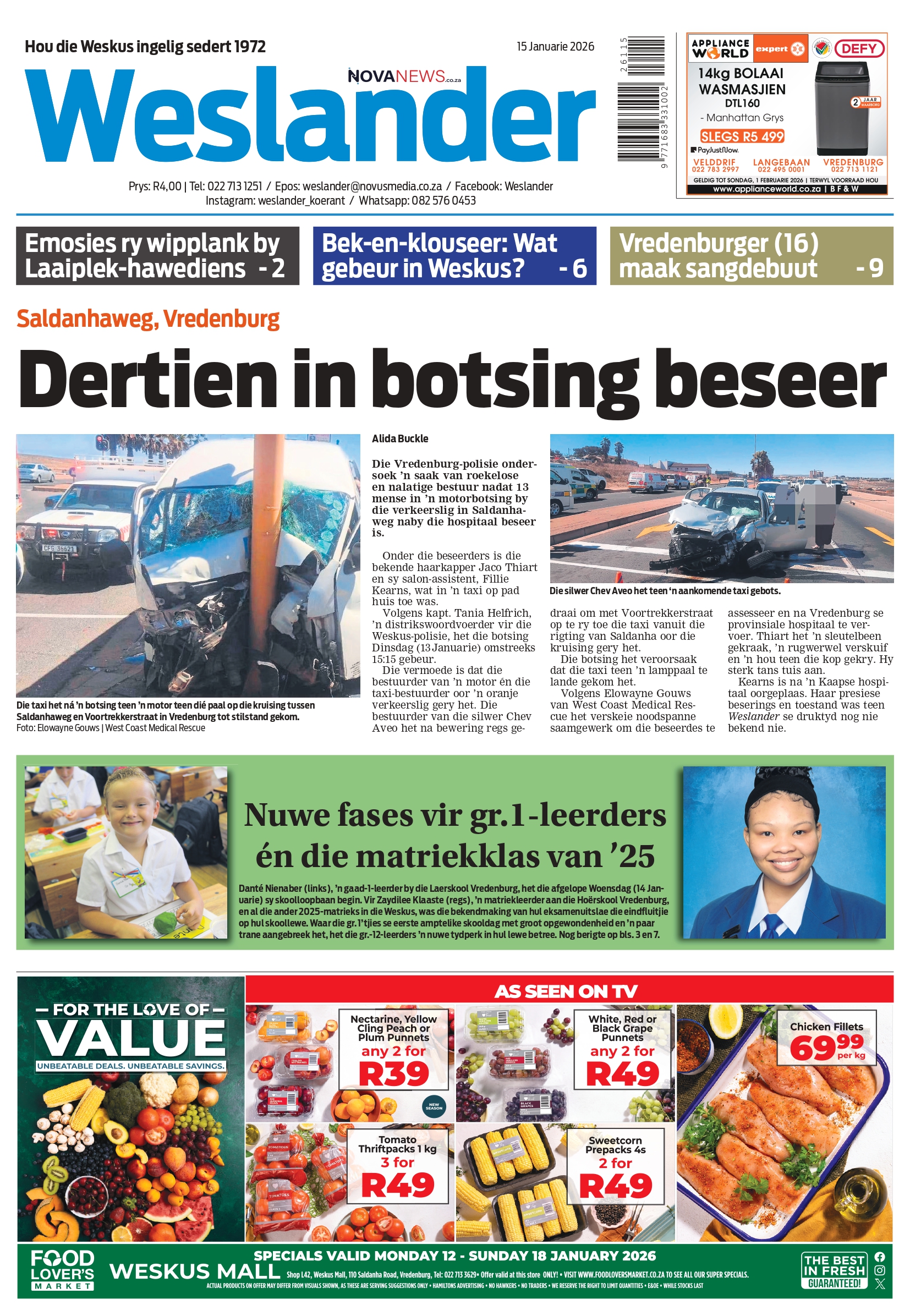 Weslander E-Edition – 15 January 2026