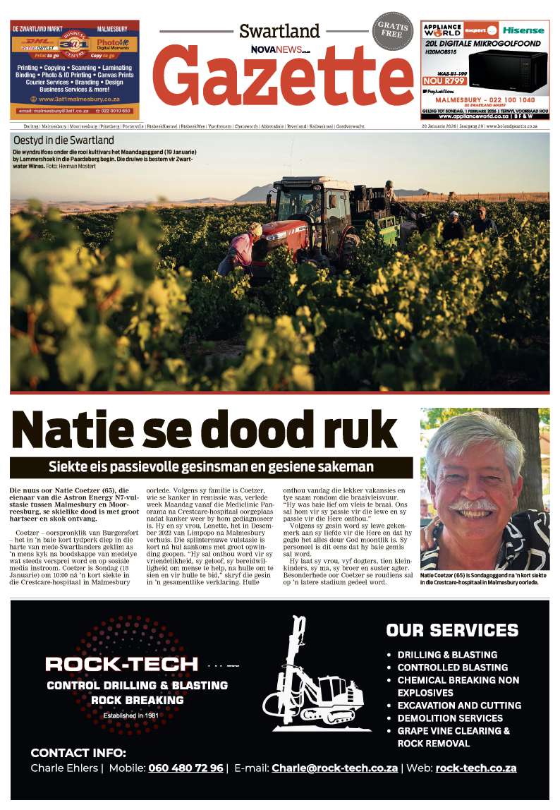 Swartland Gazette Digital Cover