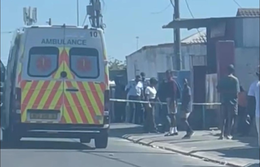 Community members drummed together at  the scene in KTC on Friday 30 January. Photo: Supplied