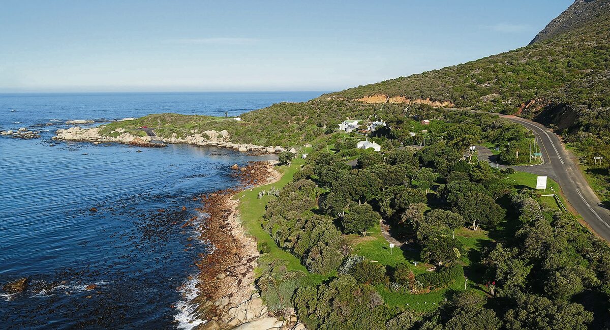 The Miller's Point Caravan Park in False Bay.
