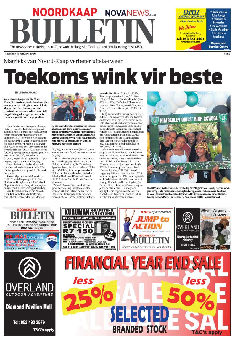 NoordkaapBulletin 15 Januarie
