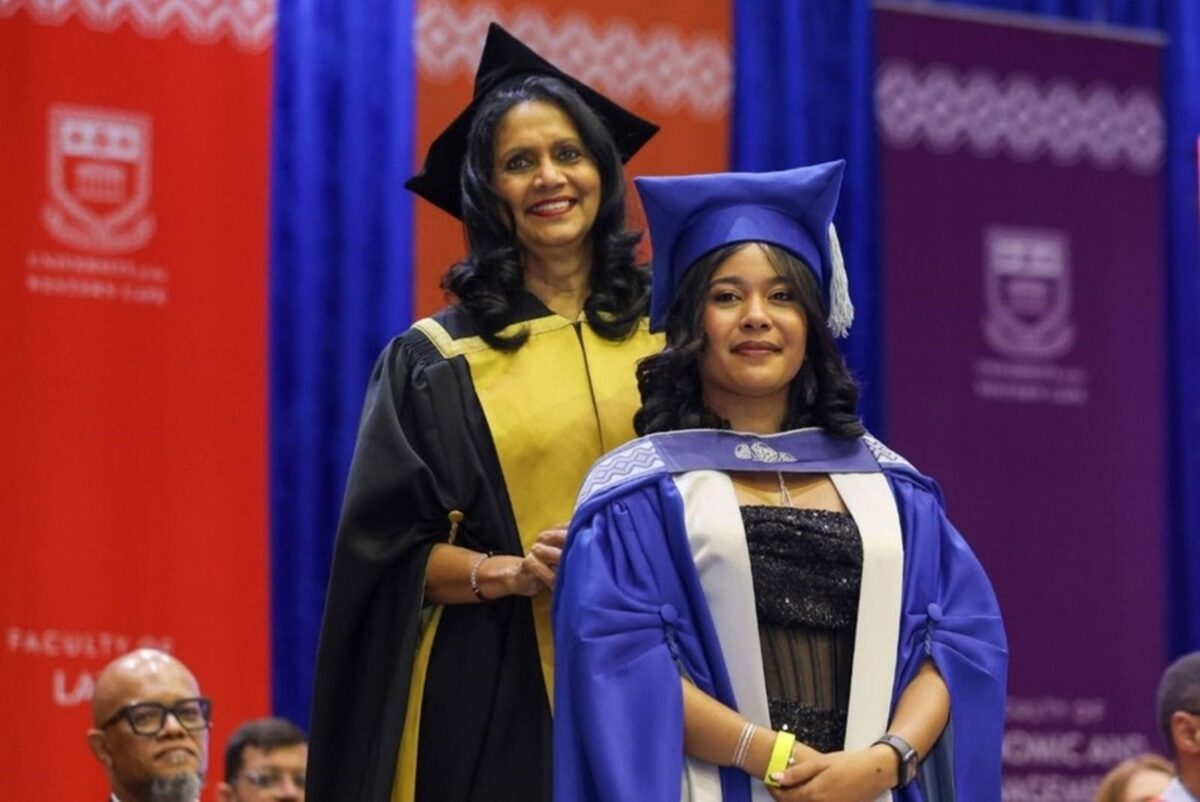 Dr Jaymi Leigh January during her graduation in December 2025. Image: Shelley Christians/UWC