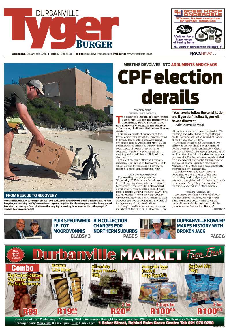 TygerBurger | Durbanville | E-Edition | 28 January 2026