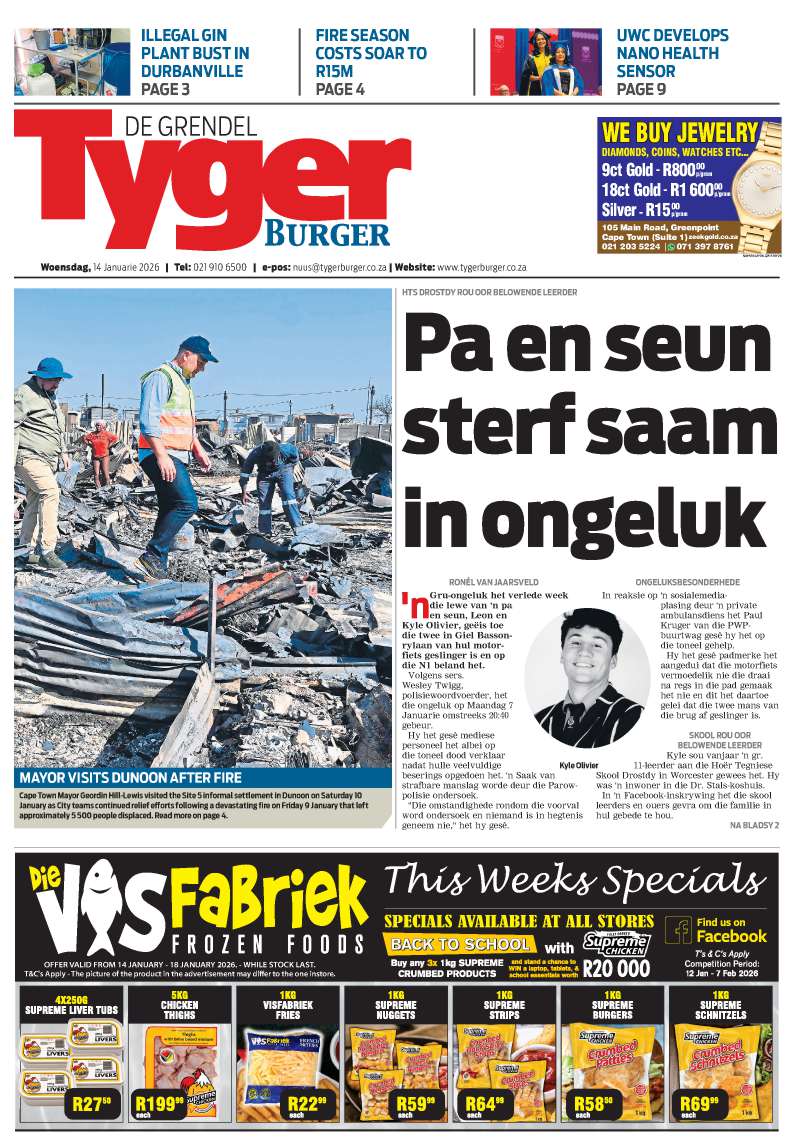 TygerBurger | De Grendel | E-Edition | 14 January 2025