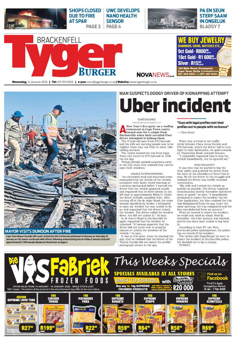 TygerBurger | Brackenfell | E-Edition | 14 January 2025