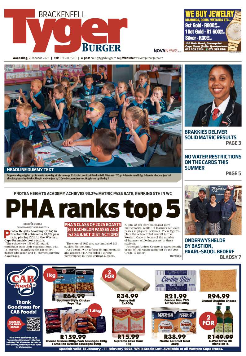 TygerBurger | Brackenfell | E-Edition | 21 January 2026