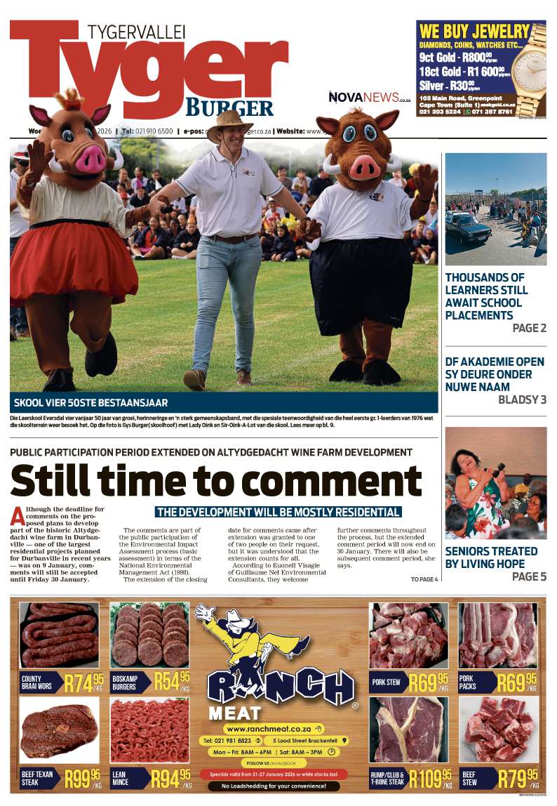 TygerBurger | Tygervalley| E-Edition | 21 January 2026