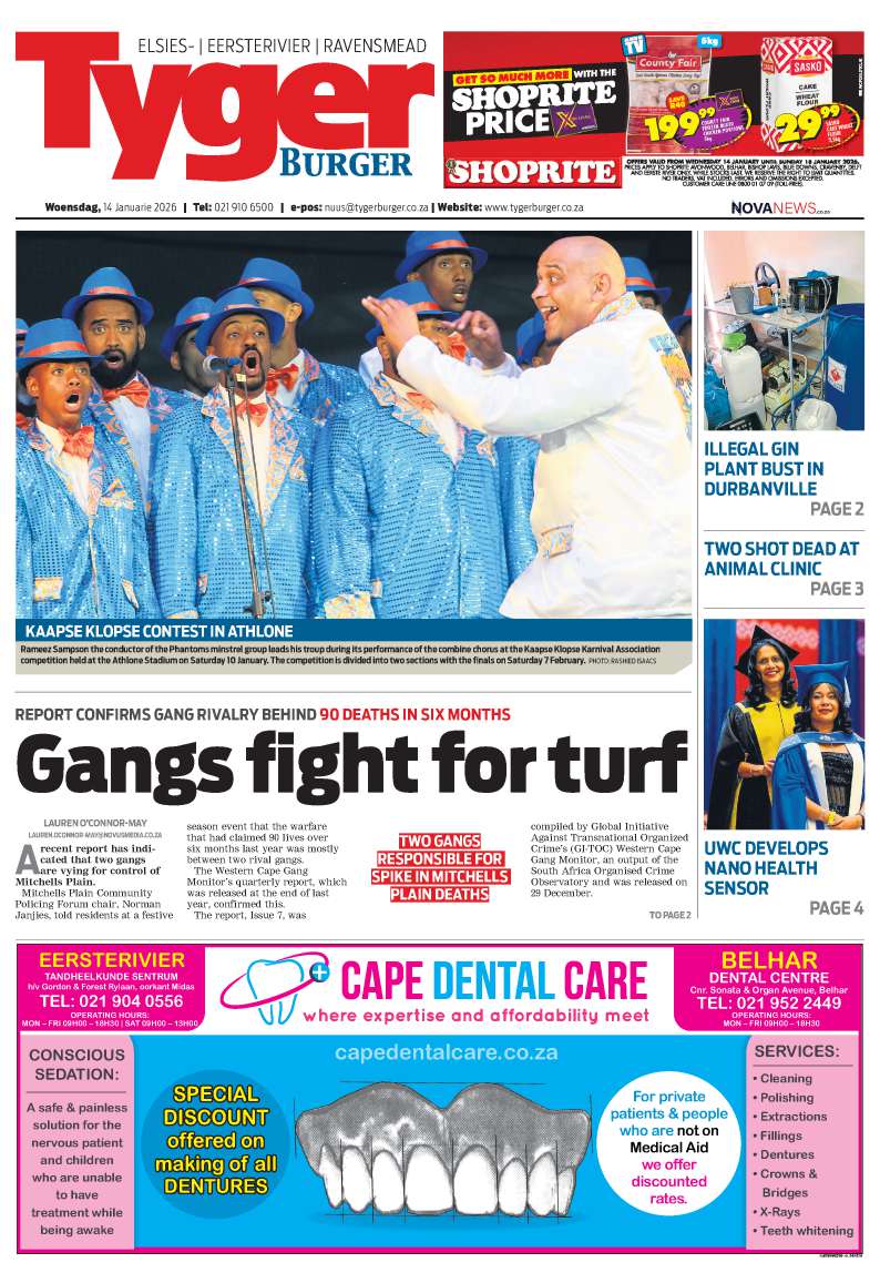 TygerBurger | Elsies | Eersterivier | Ravensmead | E-Edition | 14 January 2026