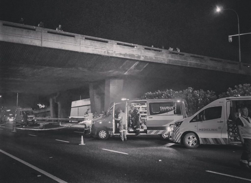 A private ambulance service posted this picture of the fatal N1 crash on social media.