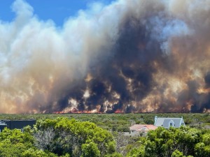 WATCH | Wildfire threatens Pearly Beach as gale force winds reignite blaze