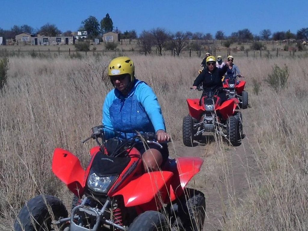 The driving force behind the renewed drive to ban quadbikes on public roads in Ficksburg is is Riëtte Dell, DA councillor. Credit: https://www.parysadventures.co.za/2017/09/07/quad-game-drive/