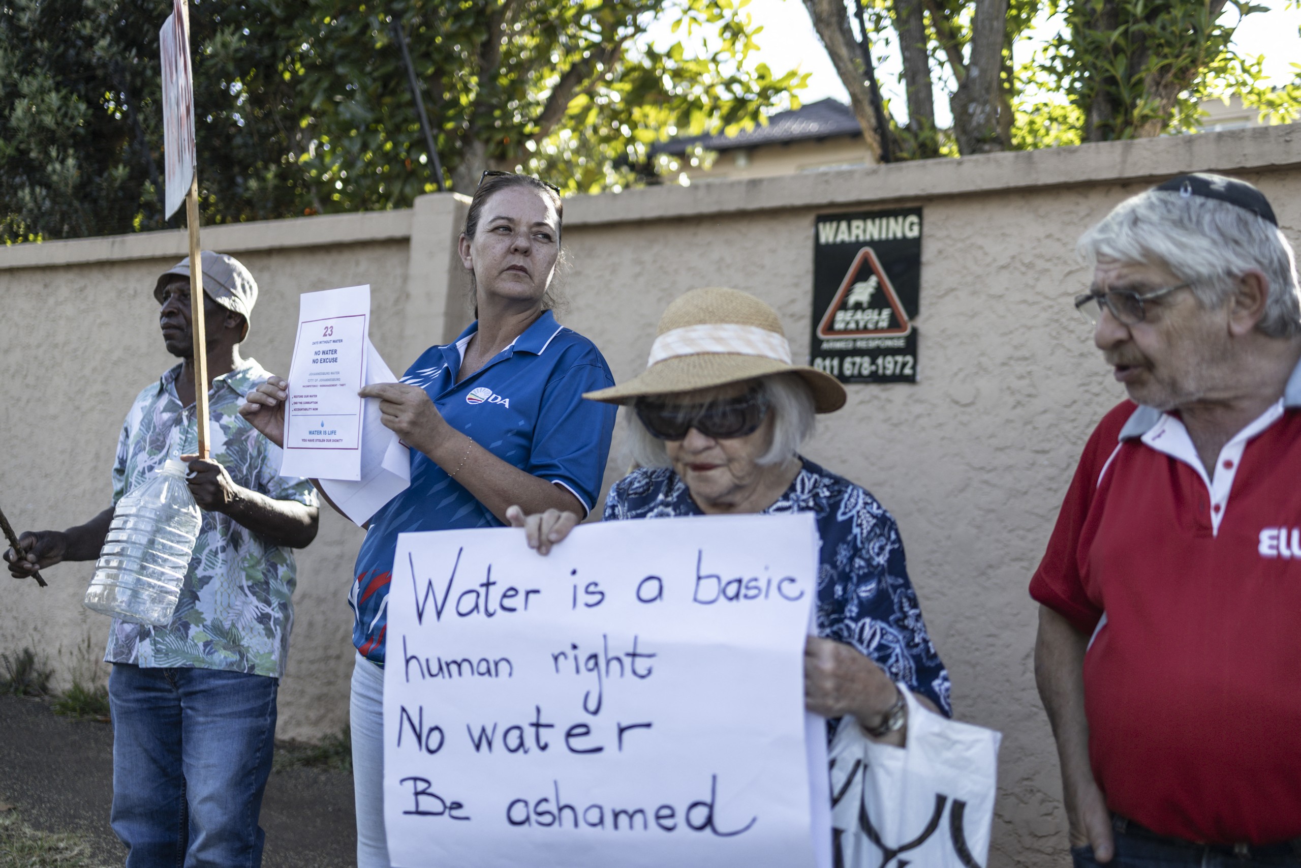 Several parts of South Africa's economic capital — from wealthy areas to the poorer ones — have been affected by weeks-long water shortages as decades of infrastructural decay and lack of maintenance push the system to the brink.