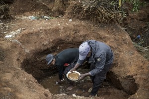 Gold rush grips South African township