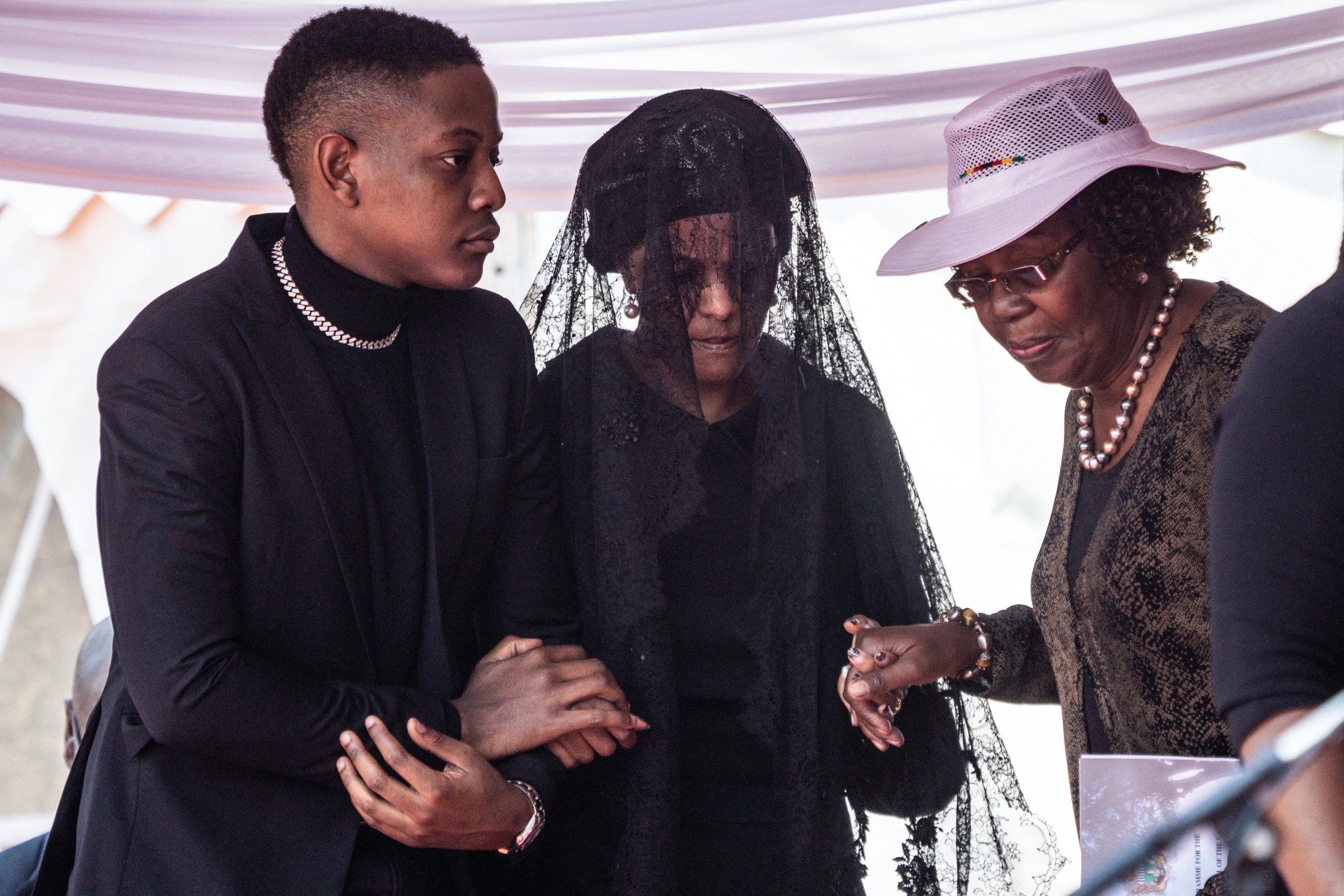 The youngest son of late Zimbabwean president Robert Mugabe has been arrested following the shooting of a gardener at his home in Johannesburg.