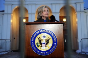 Clinton denies wrongdoing in congressional Epstein hearing
