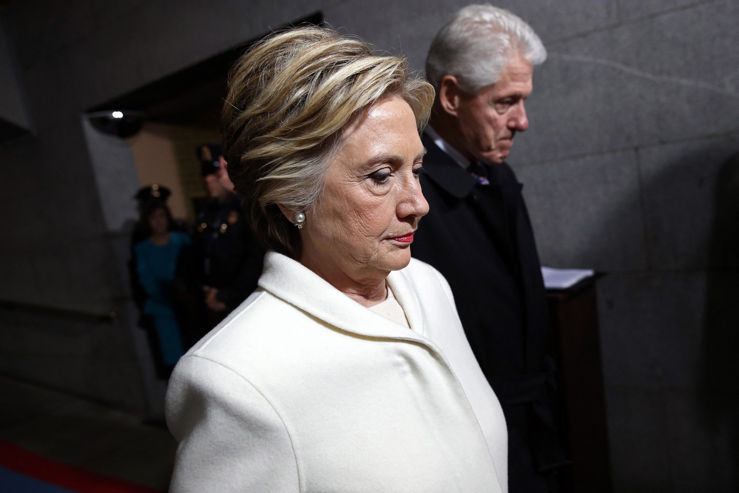 Hillary Clinton used her forced appearance on Thursday before a Republican-led panel probing Jeffrey Epstein to go on the offensive and demand President Donald Trump testify about his own links to the sex offender, while her husband, former president Bill Clinton, prepared to face lawmakers today