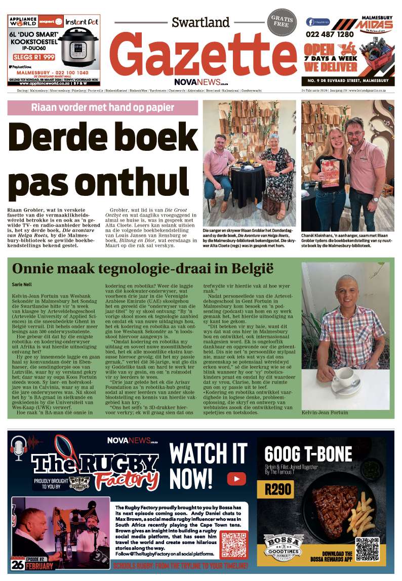 Swartland Gazette Digital Cover
