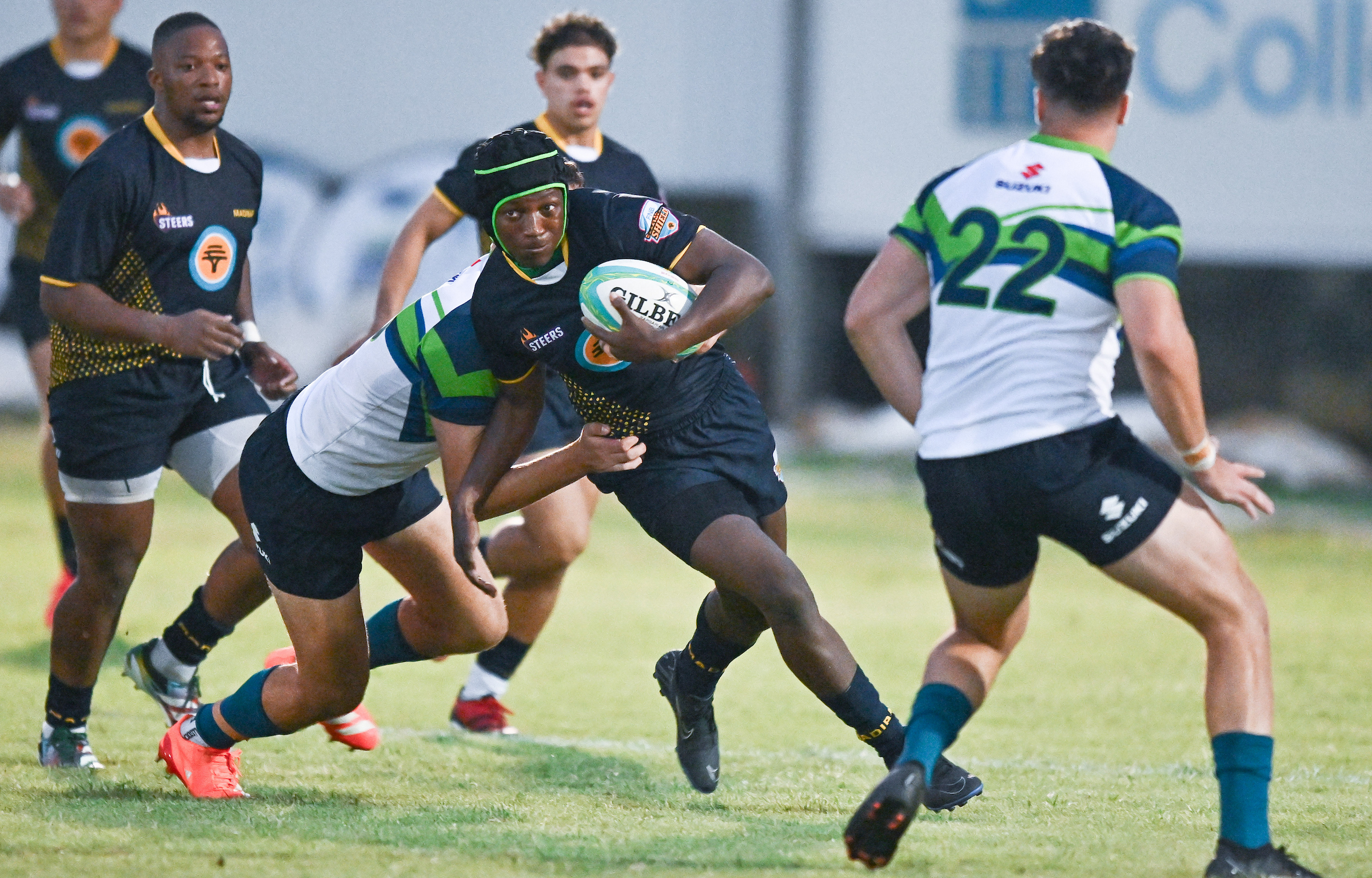 Emihle Zaza of FNB Madibaz durring the FNB Varsity Shield match between FNB Varsity College vs FNB Madibaz on Friday 14 February 2024 at Varsity College in Durban North.