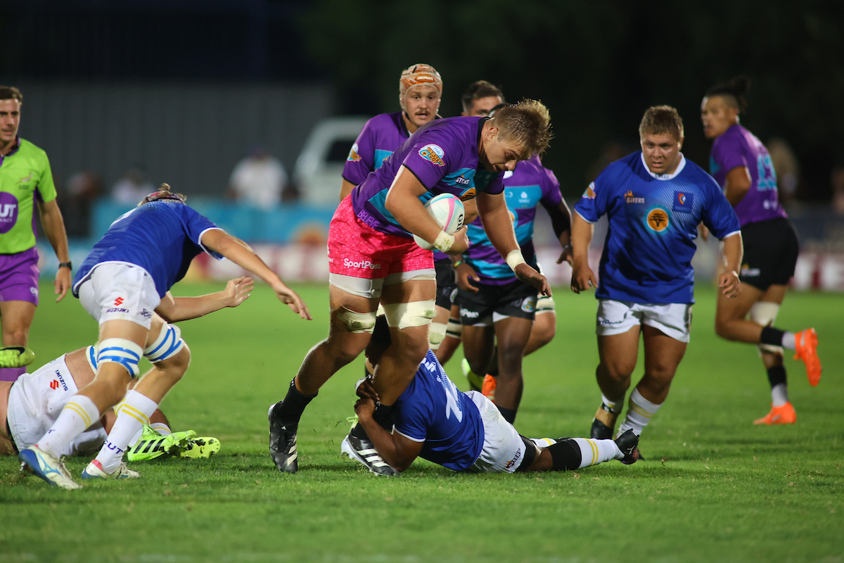 Raniel Turner of Pukke during the match between FNB IXIAS CUT and FNB NWU Pukke at the CUT Stadium in Bloemfontein. Played on 16 February 2026,