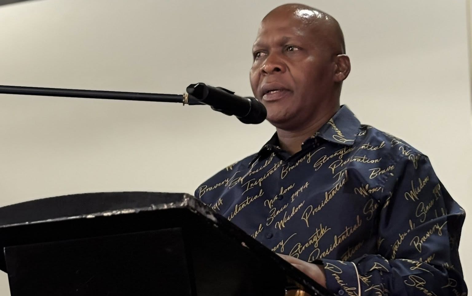 The executive Mayor of Matjhabeng, Thanduxolo Khalipha