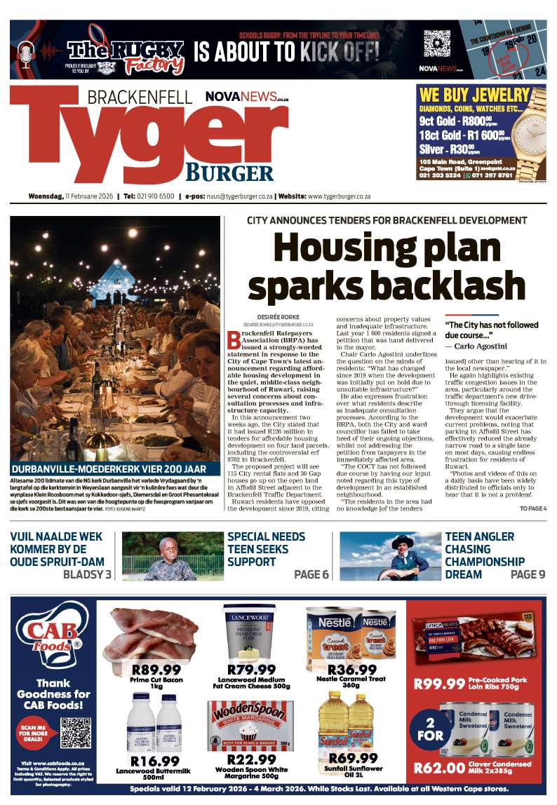 TygerBurger | Brackenfell | E-Edition | 11 February 2026