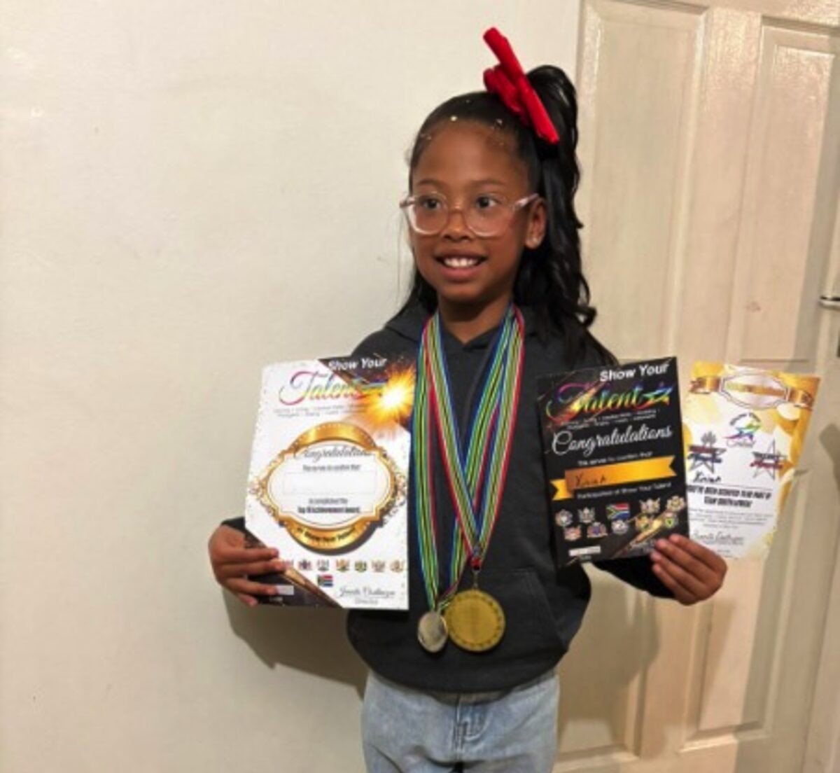 Xiniah has won many awards for her dancing.