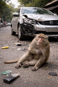 Monkey business on the N1: Monkey injured in traffic accident near Bellville