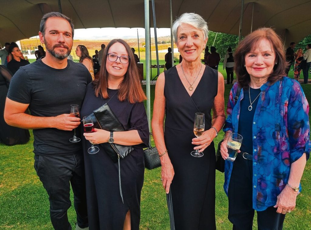 At the event were (from left) Jacques Kotzé, Yolande Snyders-Kotzé (business manager: Rust-en-Vrede Gallery and member: Durbanville Heritage Society), Georina Westraat (vice-chair: Durbanville Heritage Society) and Lynn van der Merwe (events coordinator: Durbanville Heritage Society). Photo: Esmé Erasmus