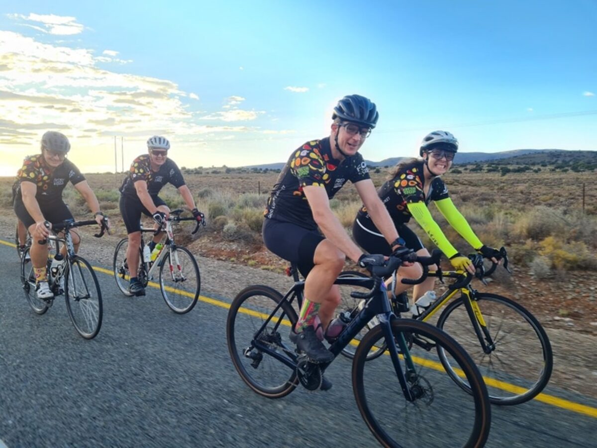 Grandads Army cyclists complete another leg of their 1 057 kilometre relay ride from East London to Cape Town raising funds.